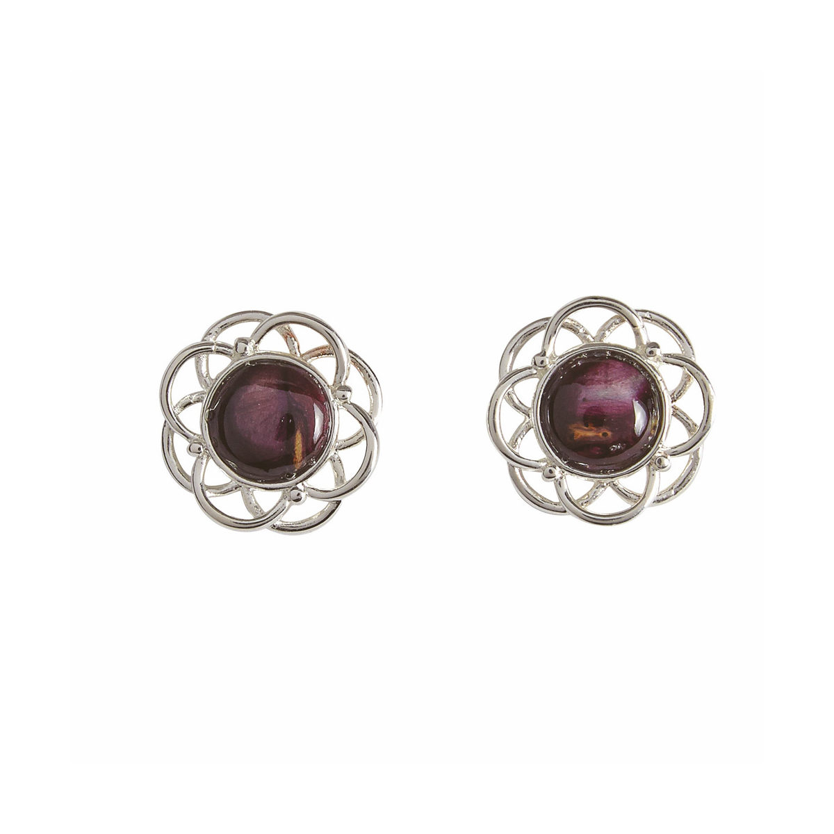 Mor Stud Earrings