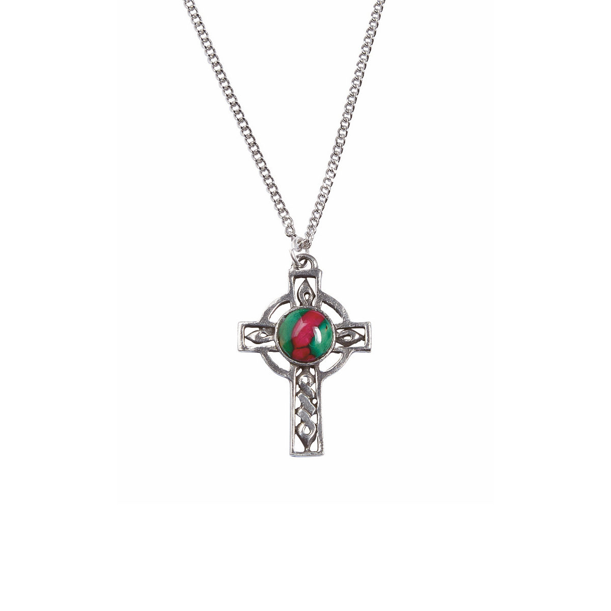 Celtic Cross Pewter Pendant