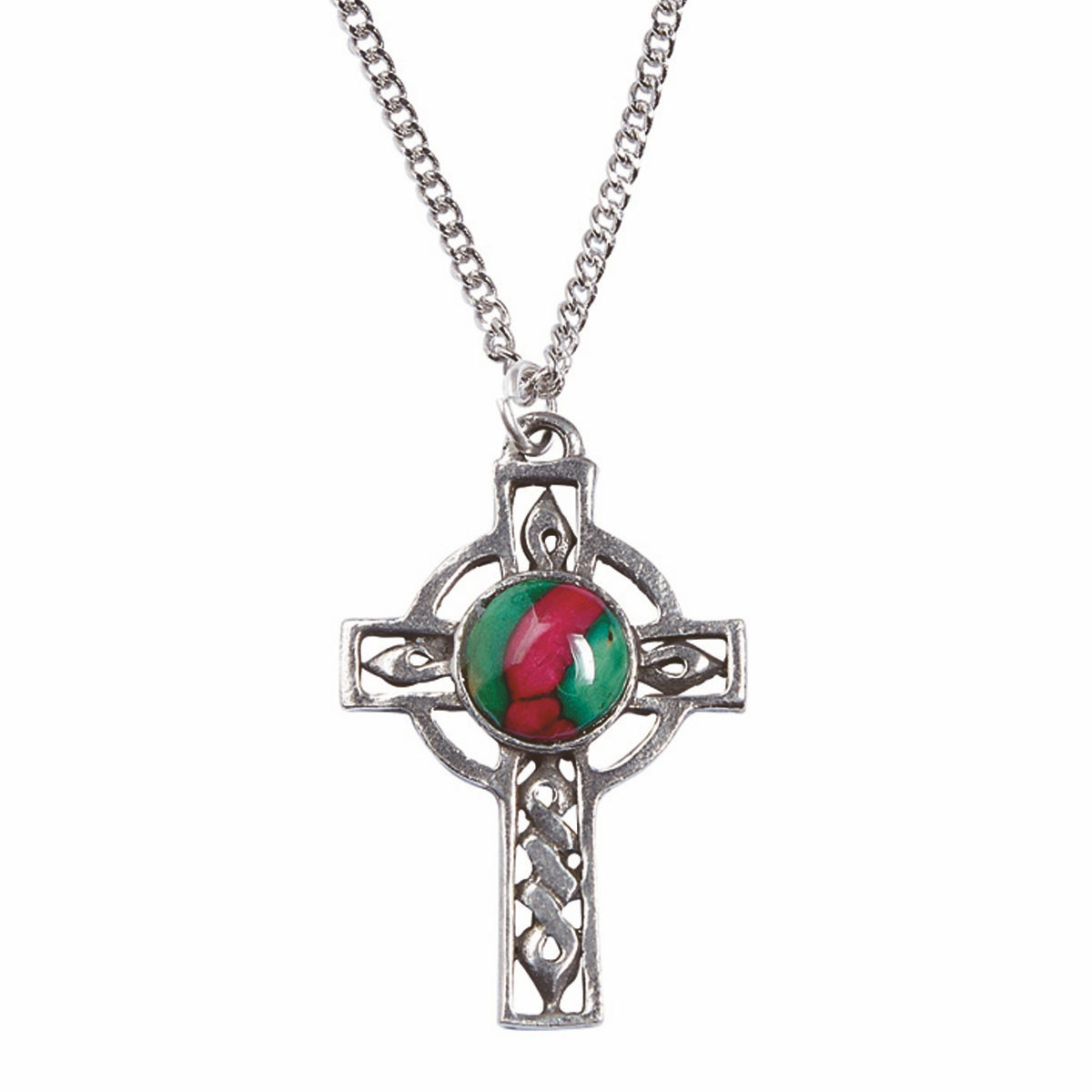 Celtic Cross Pewter Pendant