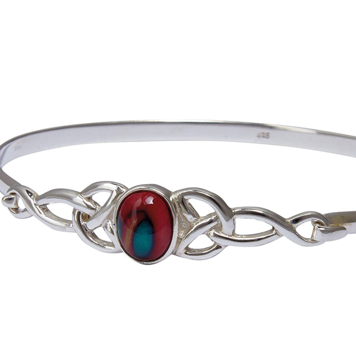 Sterling Silver Celtic Bangle