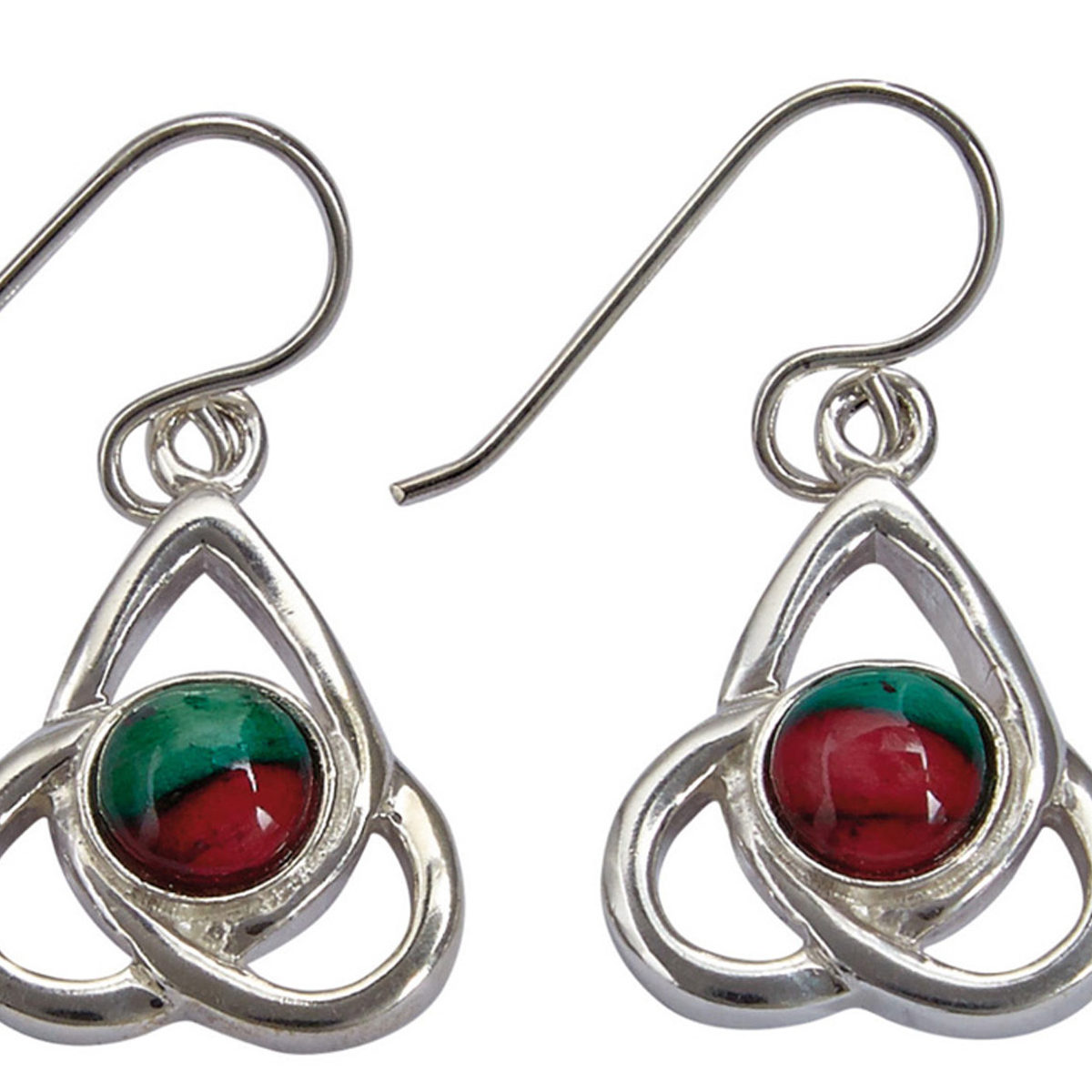 Celtic Knot Silver Earrings