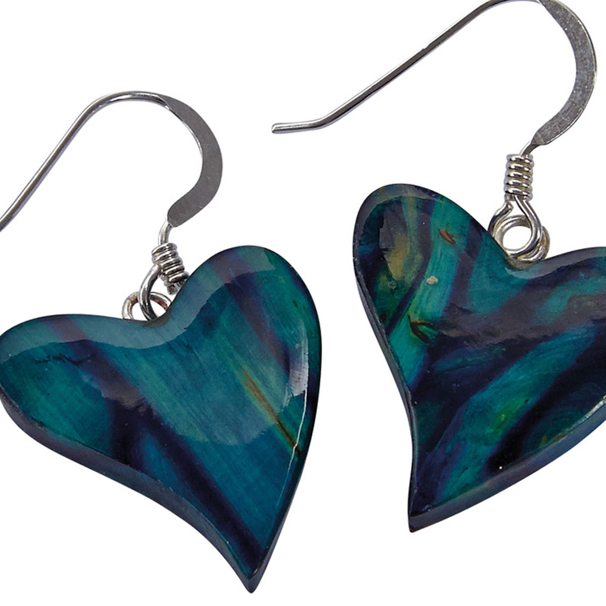 Quirky Heart Heather Earrings