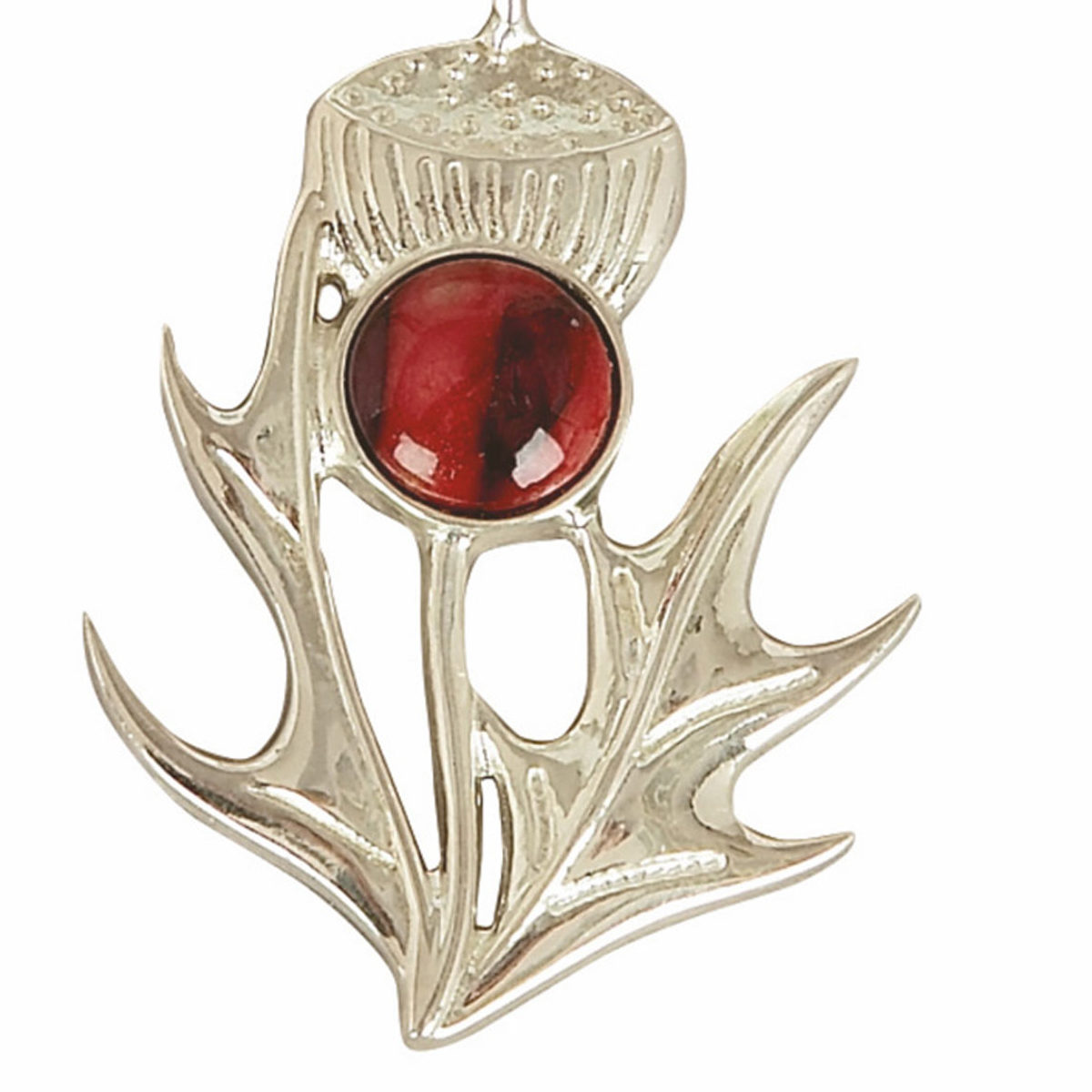 Silver Thistle Pendant