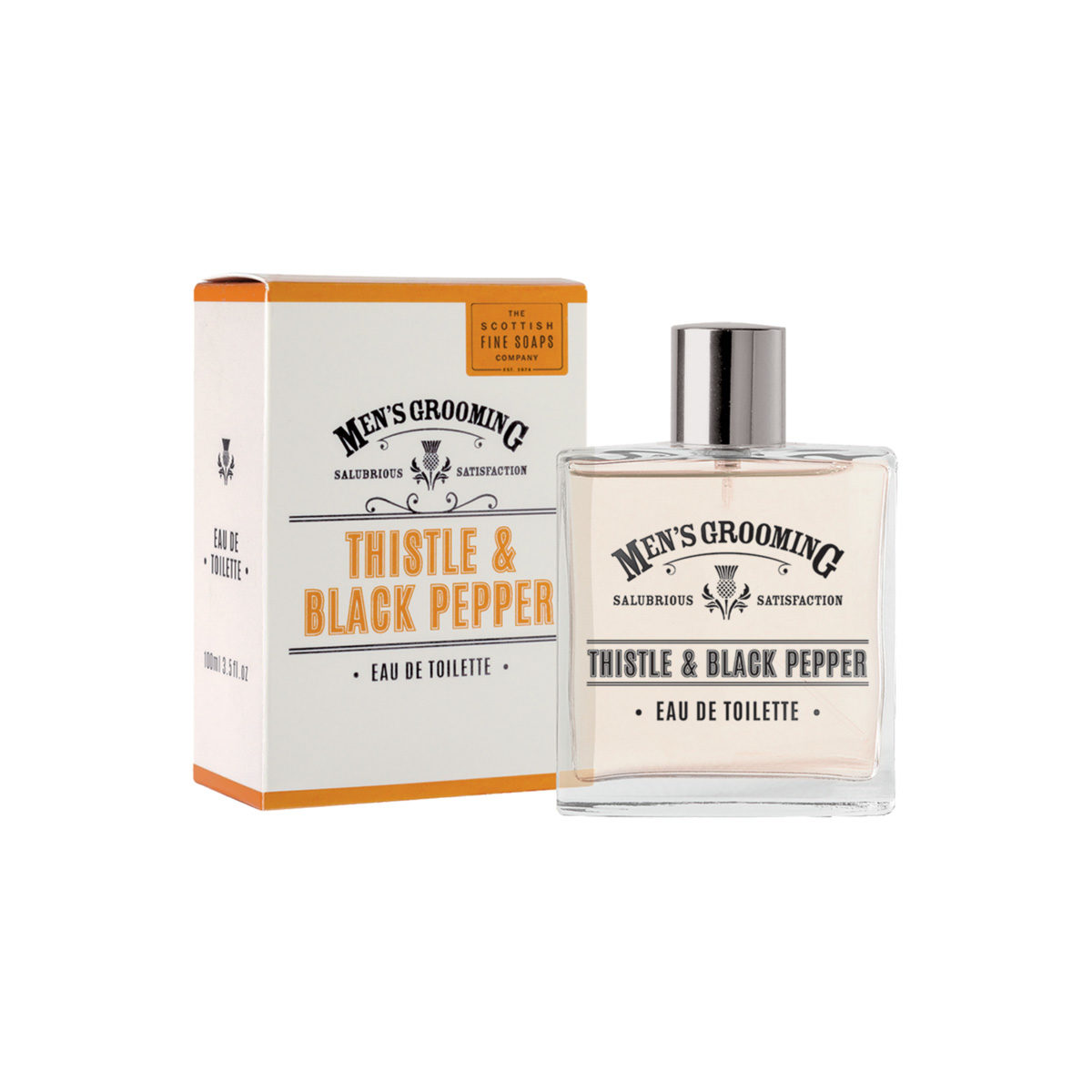 The Scottish Fine Soaps Company Men's Grooming Thistle And Black Pepper Eau De Toilette - Fragrance for Men