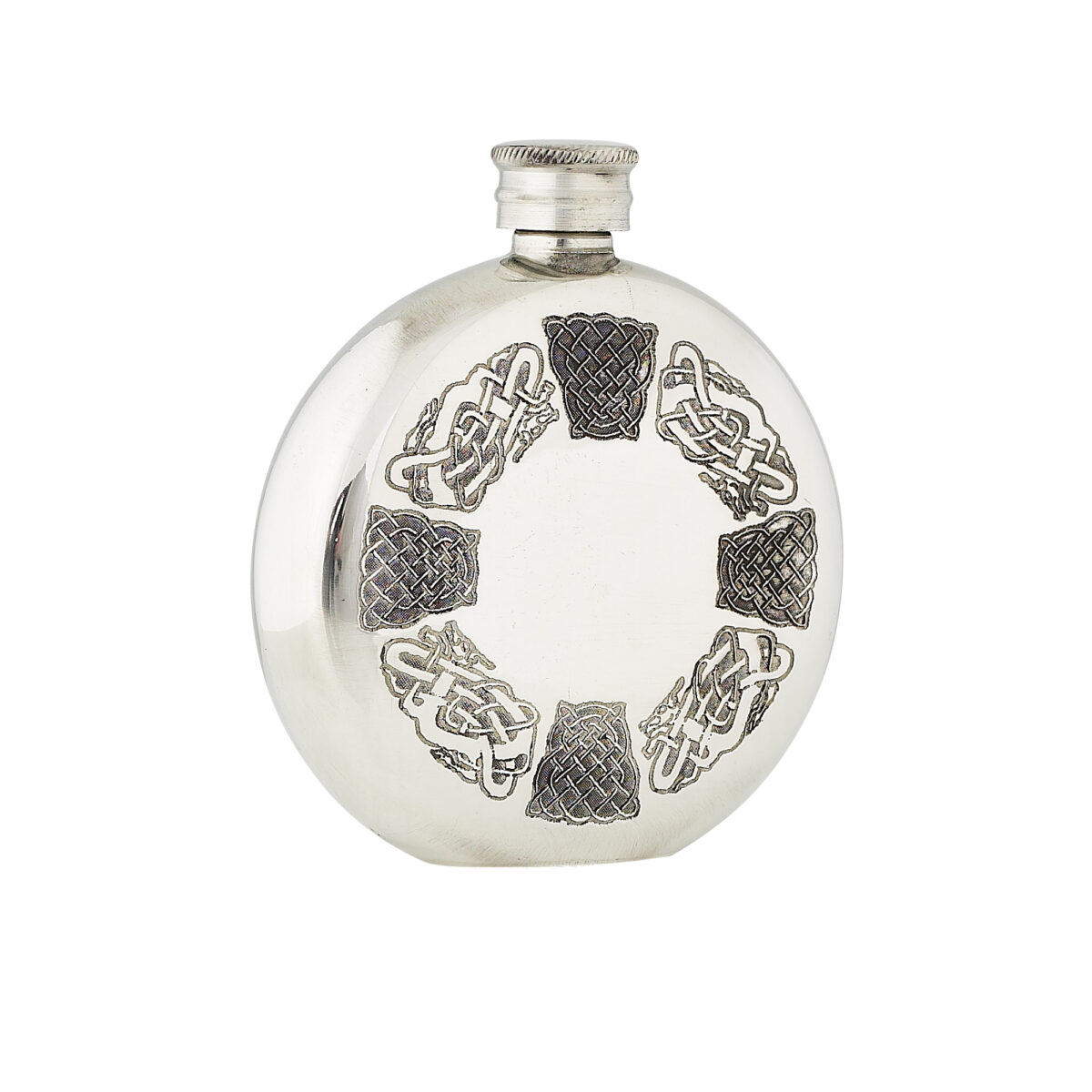 6oz Celtic Pewter Flask