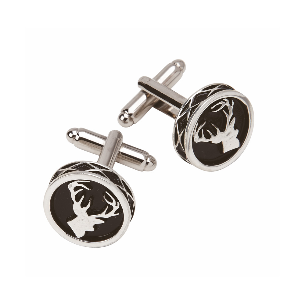 Stag Round Cufflinks