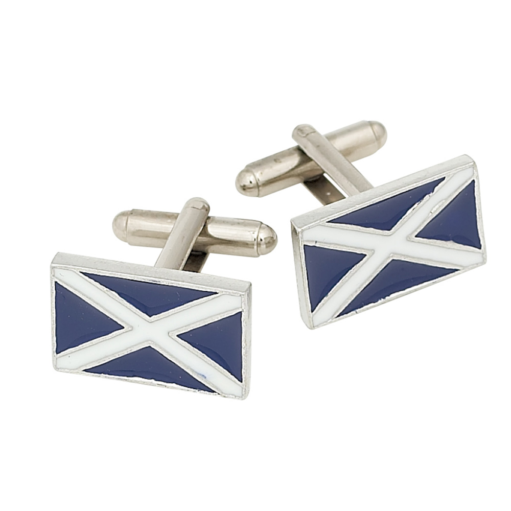 St. Andrews Saltire Enamel Cufflinks