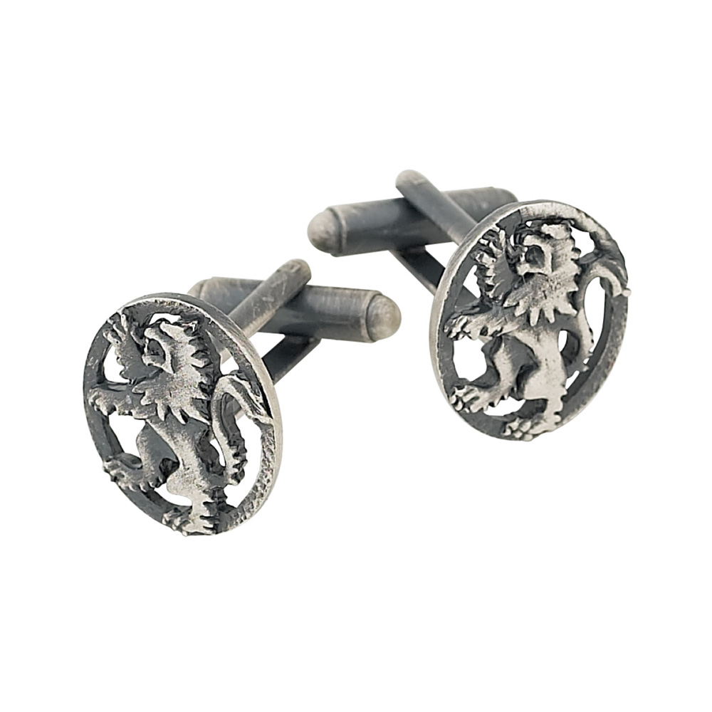 Lion Rampant Matt Cufflinks