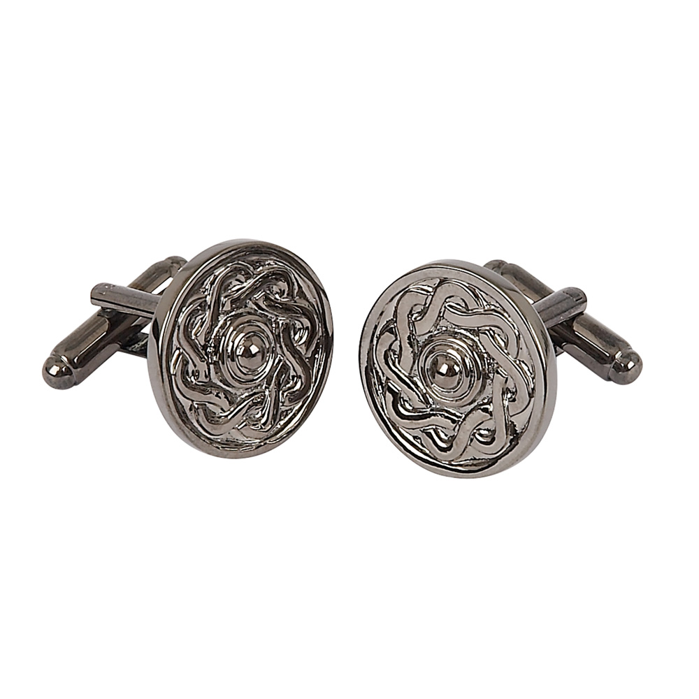 Gun Metal Grey Celtic Cufflinks