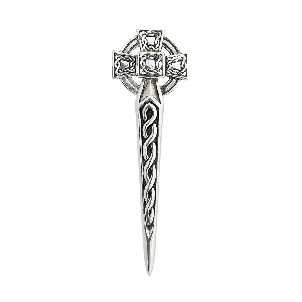 Celtic Cross Kilt Pin