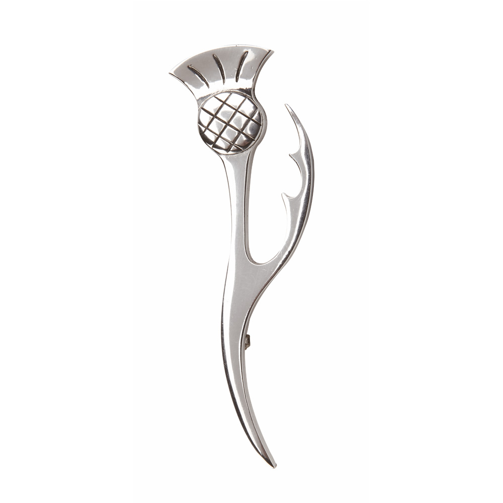 Thistle Leaf Kilt Pin