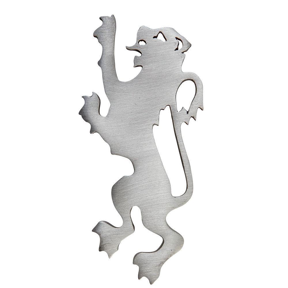 Modern Lion Rampant Matt Kilt Pin