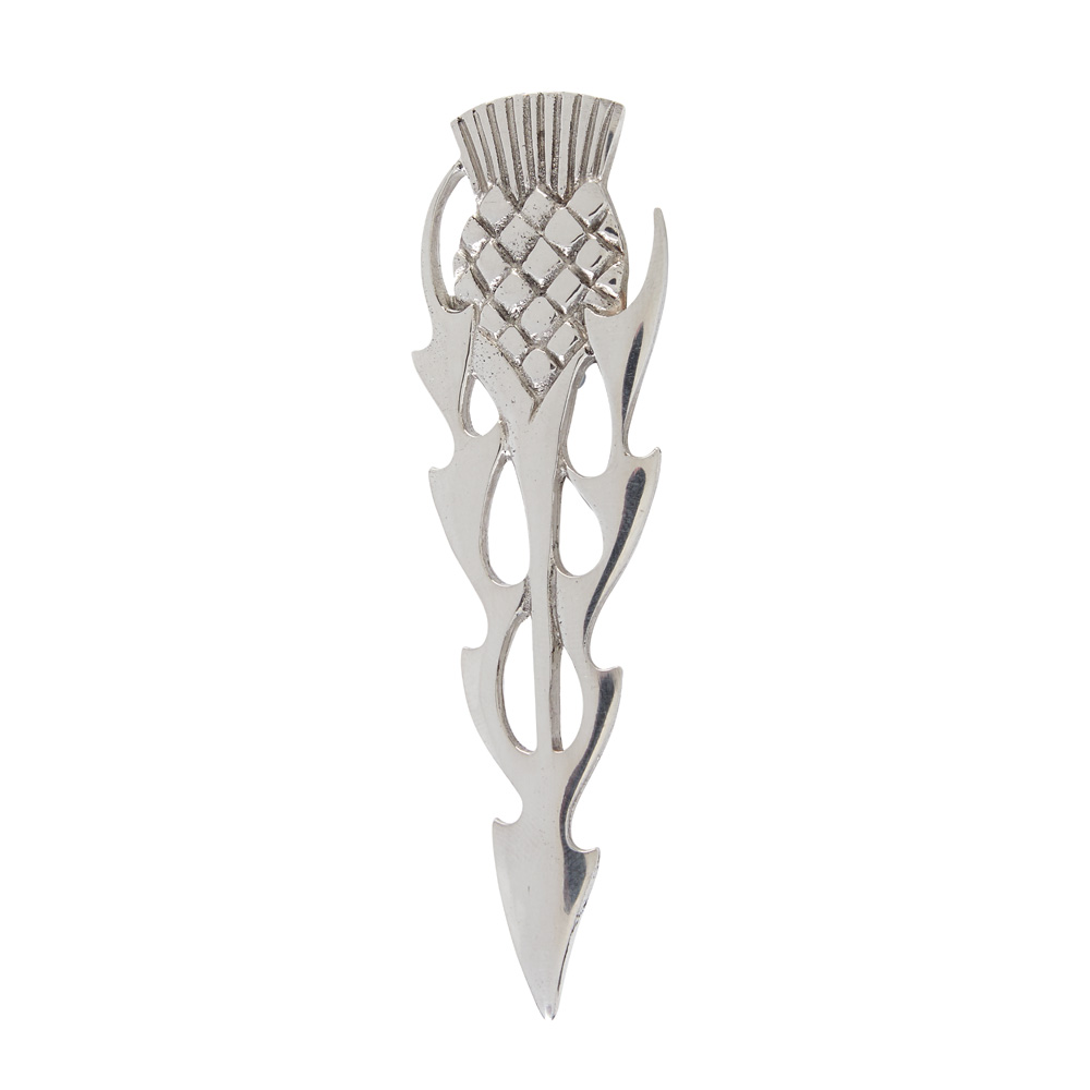 Organic Thistle Kilt Pin