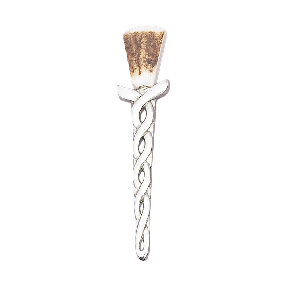 Stag Horn Celtic Kilt Pin