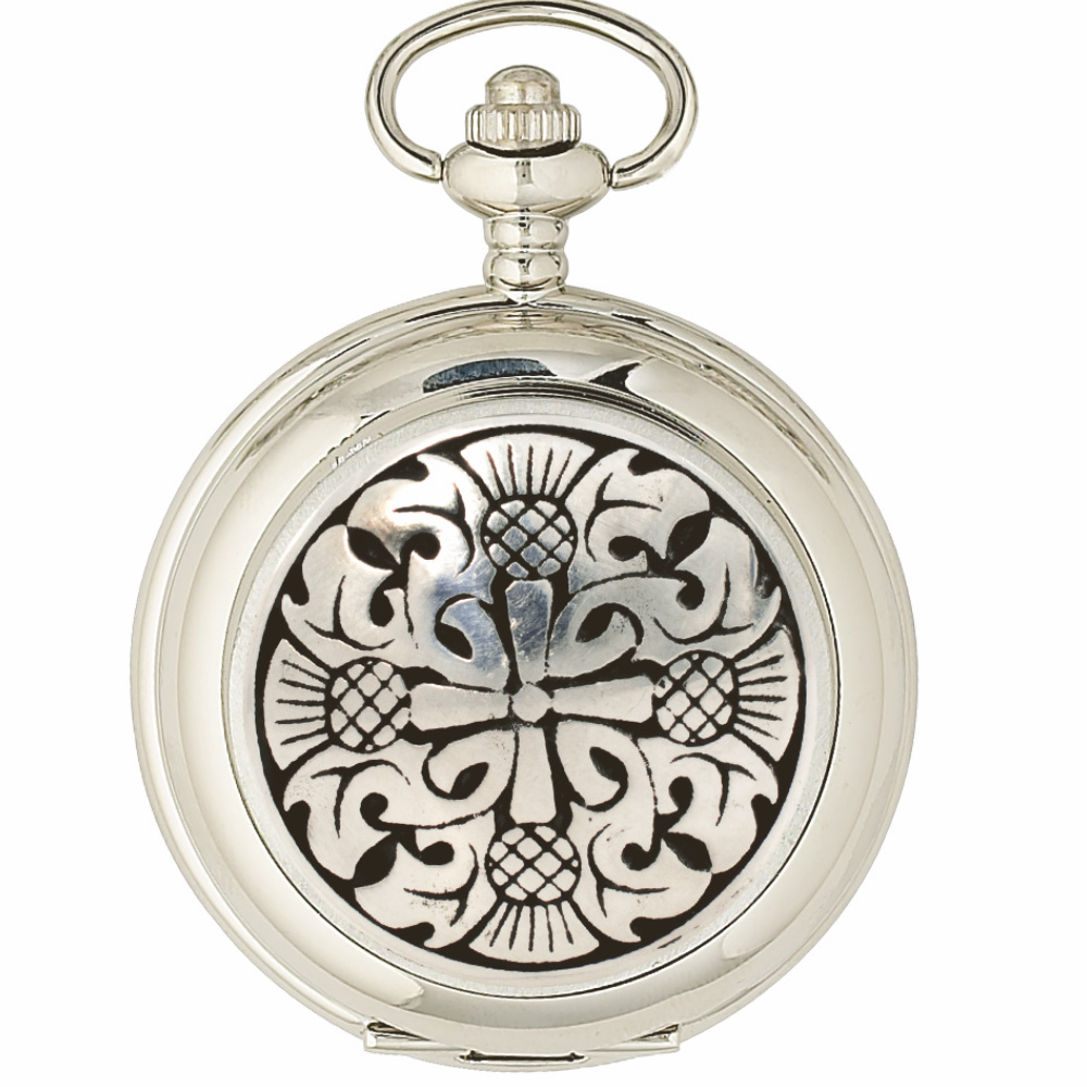 Four Thistle Quartz Pocket Watch - Image 2