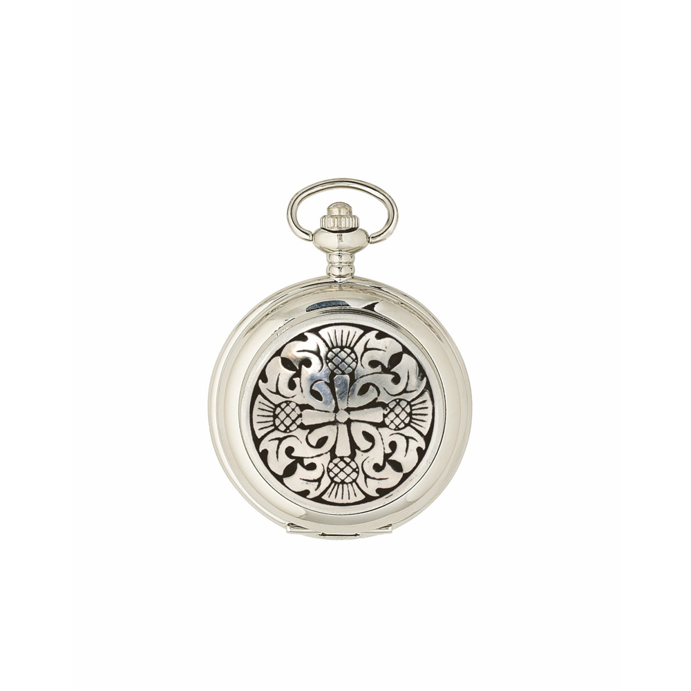 Four Thistle Mechanical Pocket Watch