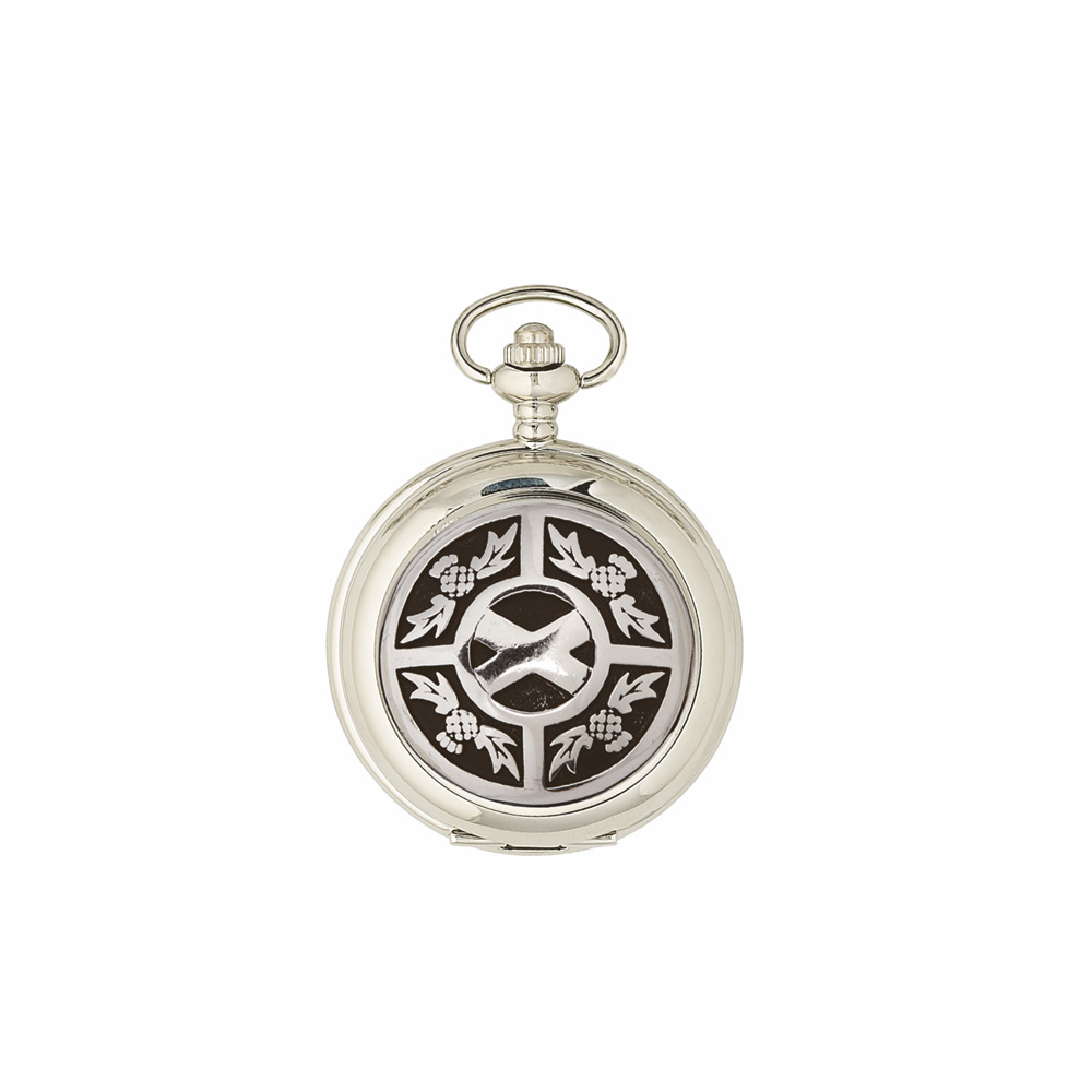 Thistle & Saltire Quartz Pocket Watch