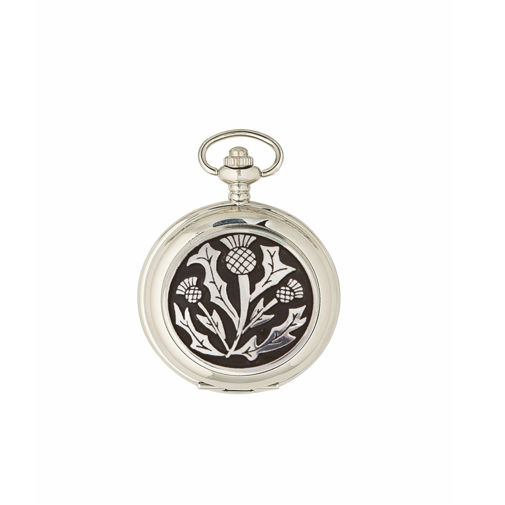 Three Thistle Mechanical Pocket Watch