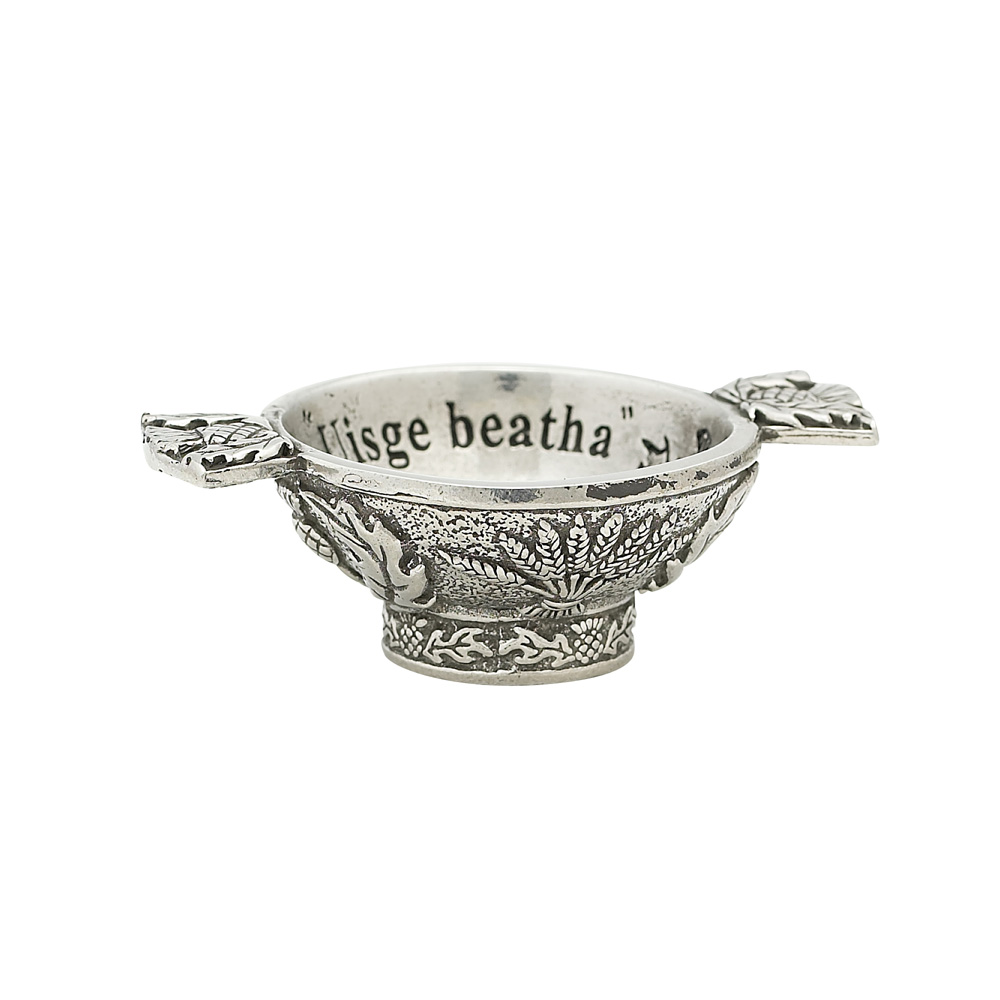 1.75" Wee Dram Mini Pewter Quaich