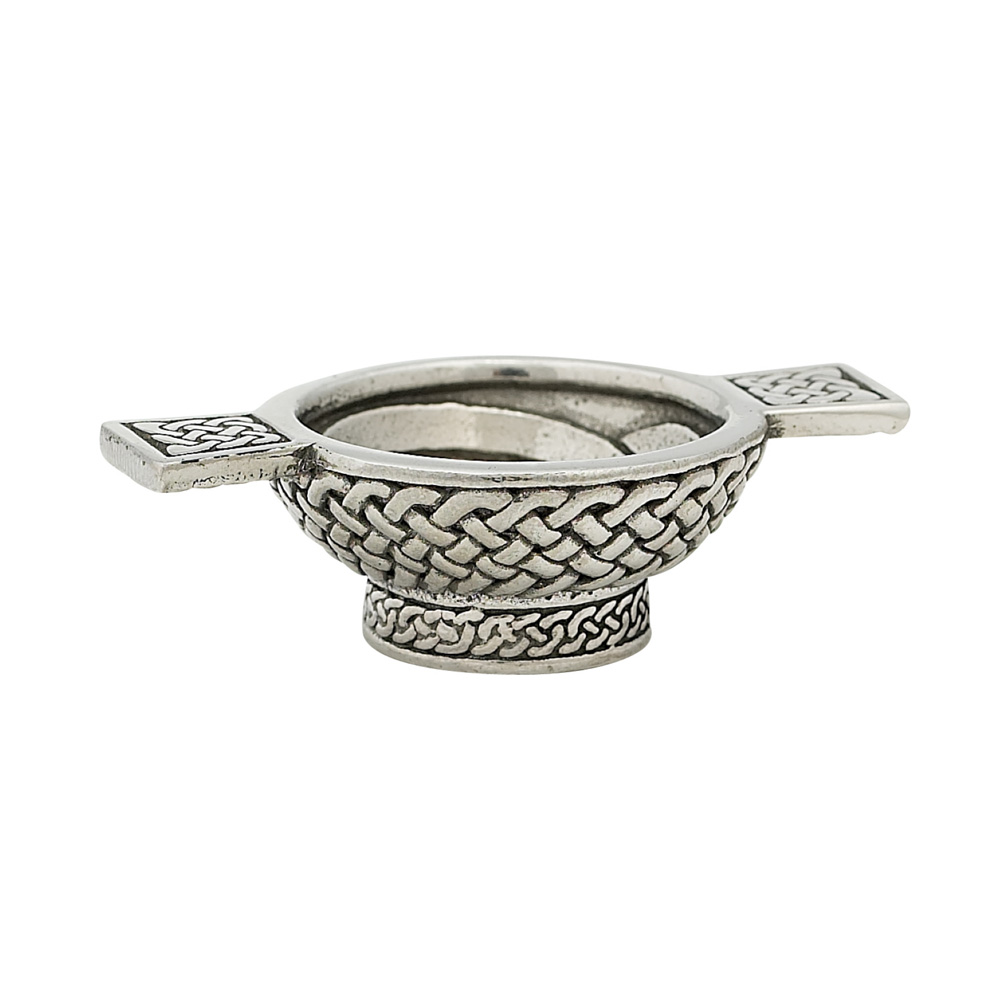 1.25" Celtic Mini Pewter Quaich