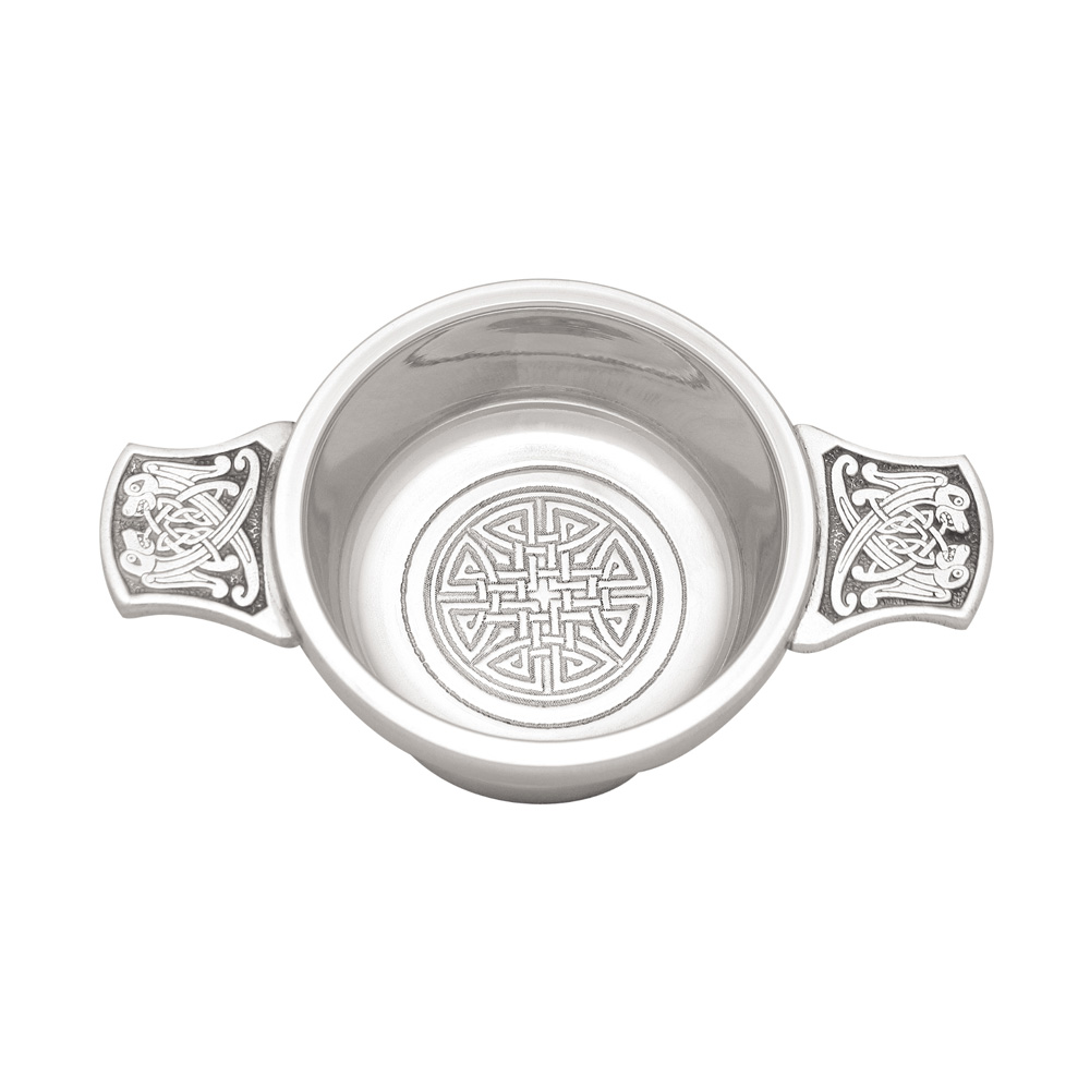 2.5" Celtic Pewter Quaich