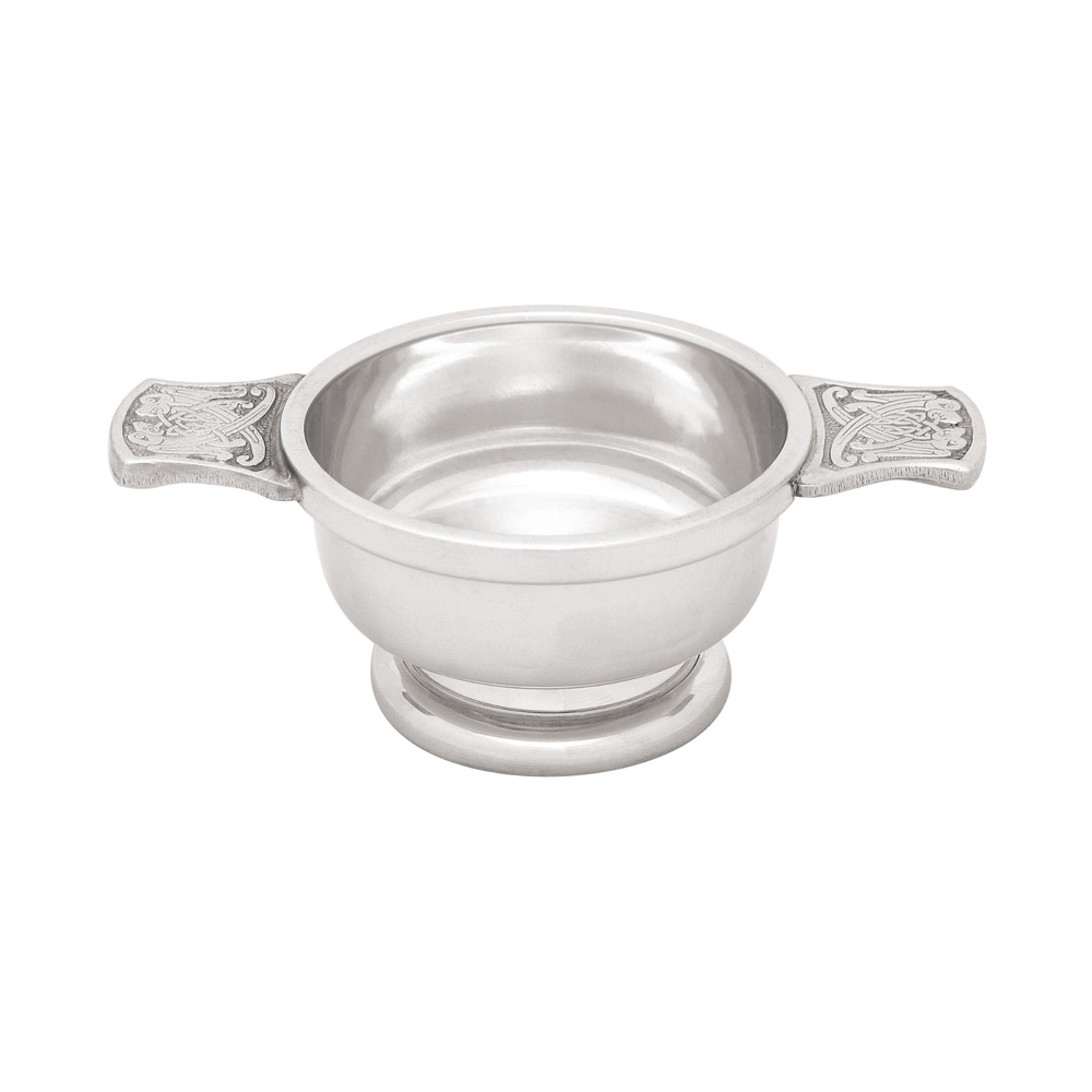 2.5" Plain Pewter Quaich