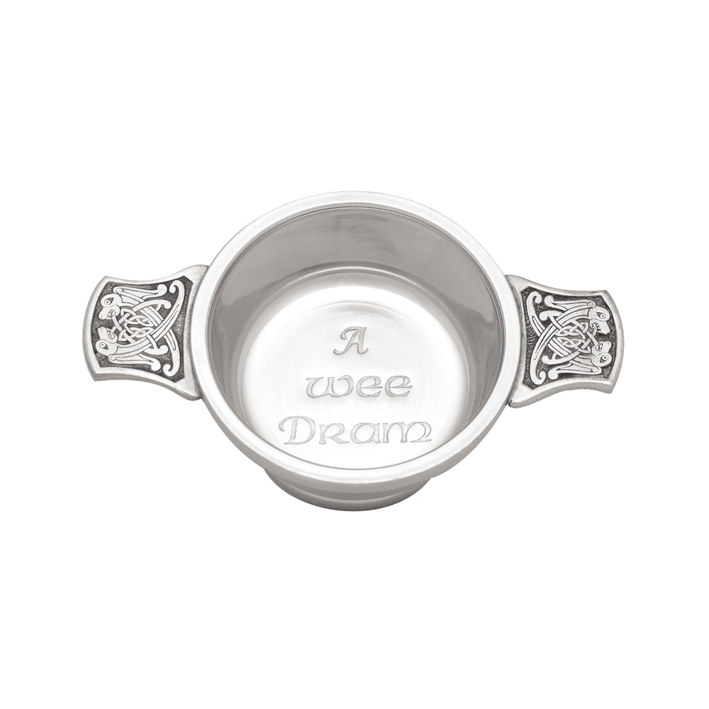 2.5" Plain Pewter Quaich