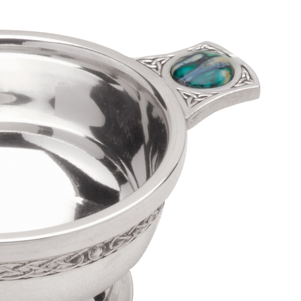 3" Heathergem Pewter Quaich - Image 2