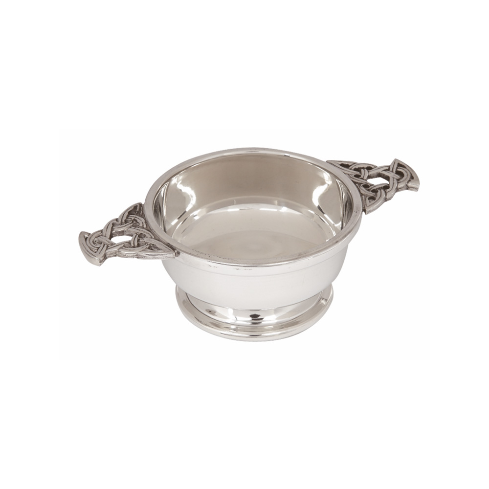 4" Plain Pewter Quaich