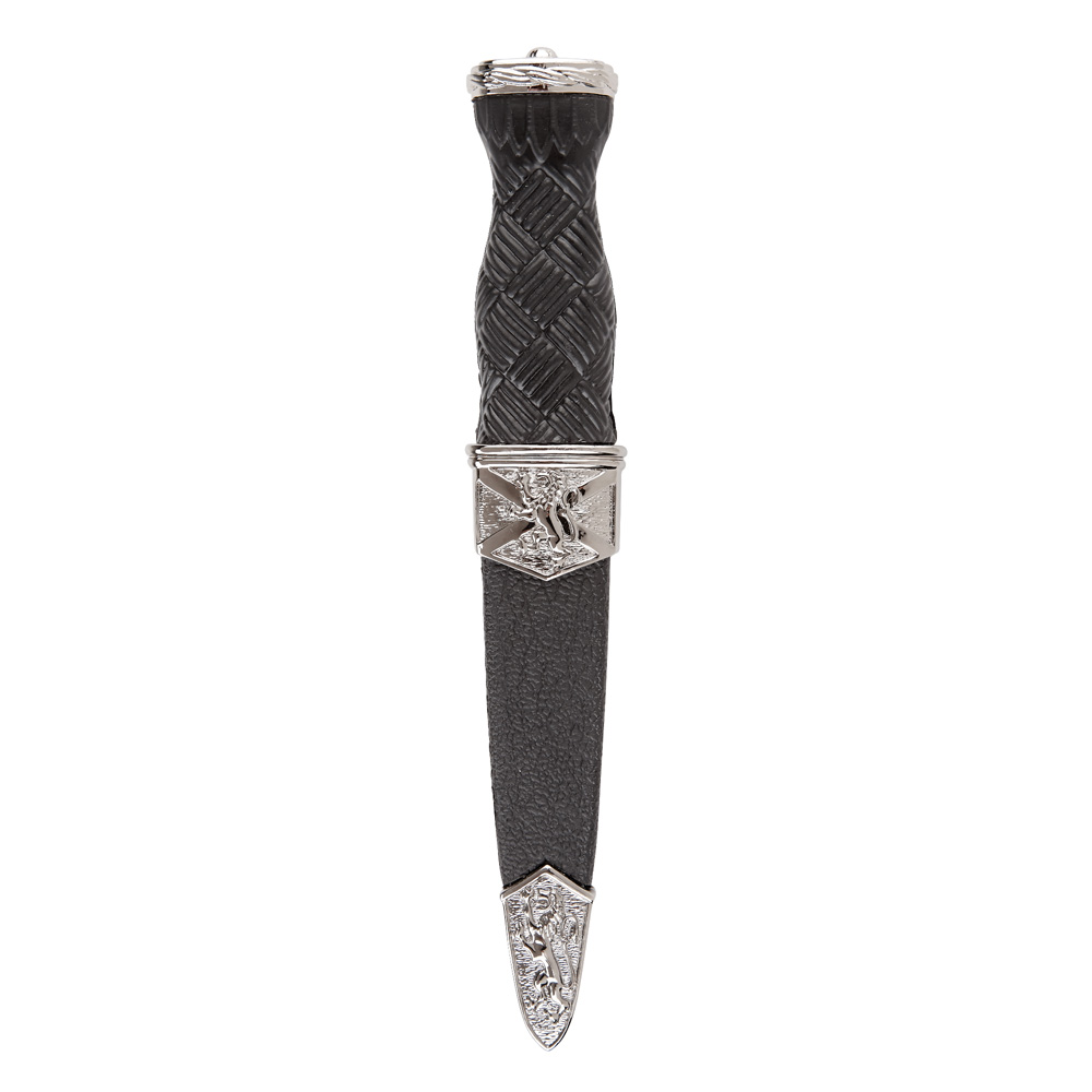 Imitation Lion Rampant Sgian Dubh With Plain Top