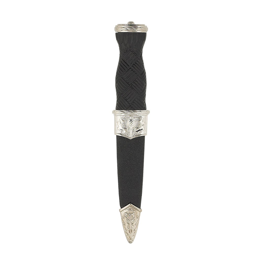 Imitation Thistle Sgian Dubh With Plain Top