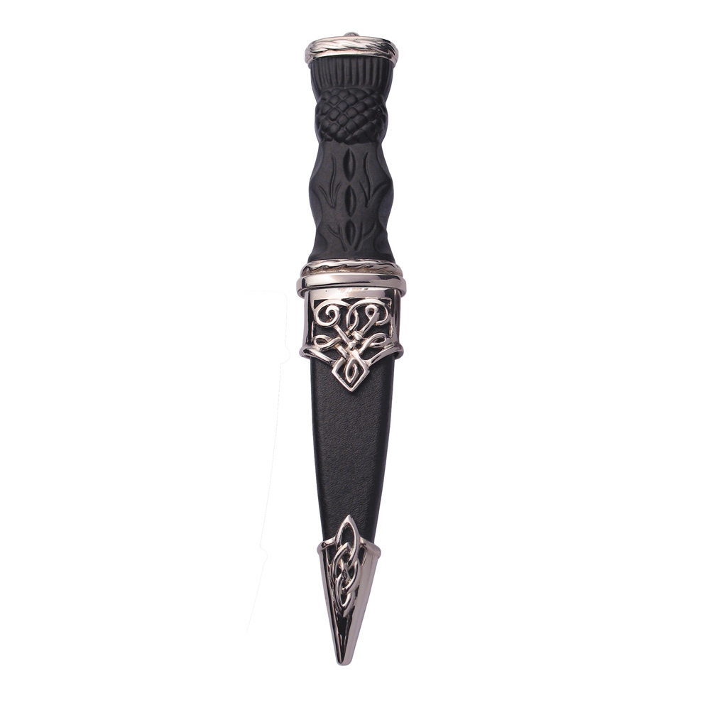 Morar Plated Sgian Dubh With Stone Top