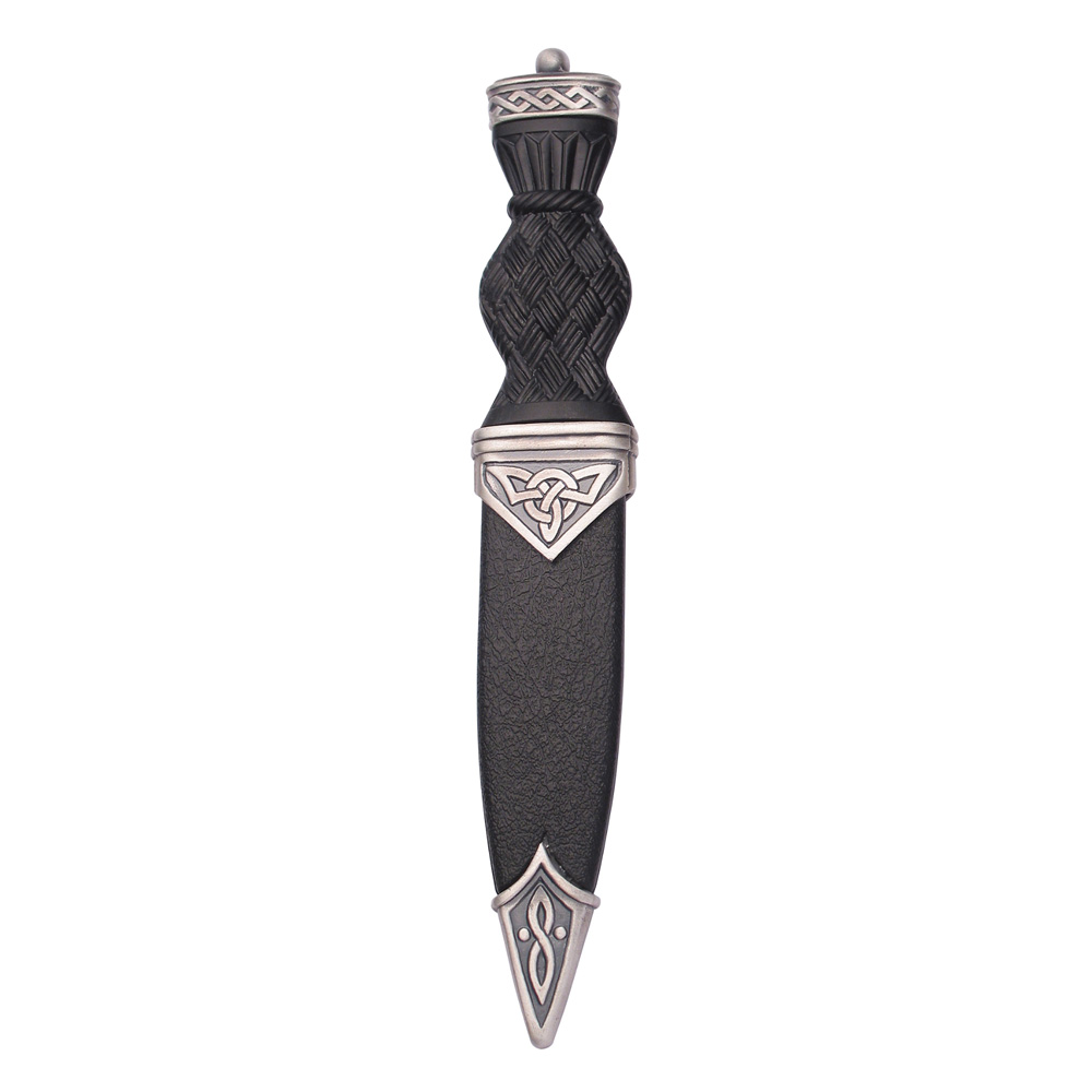 Celtic Matt Sgian Dubh With Plain Top