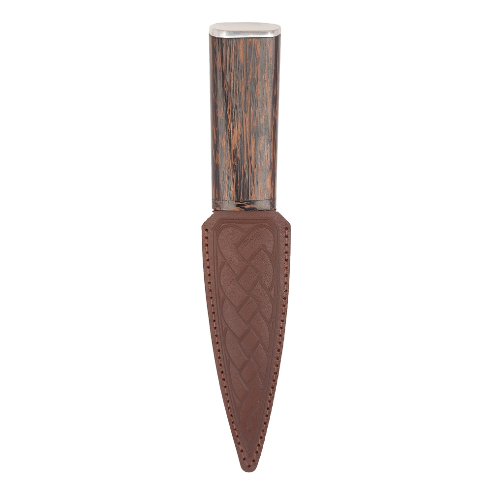 Black Palm Arisaig Sgian Dubh With Pewter Cap