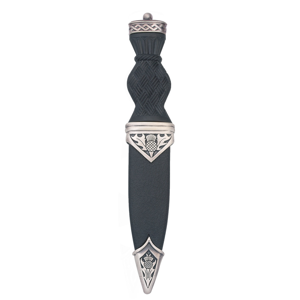 Thistle Matt Sgian Dubh With Plain Top