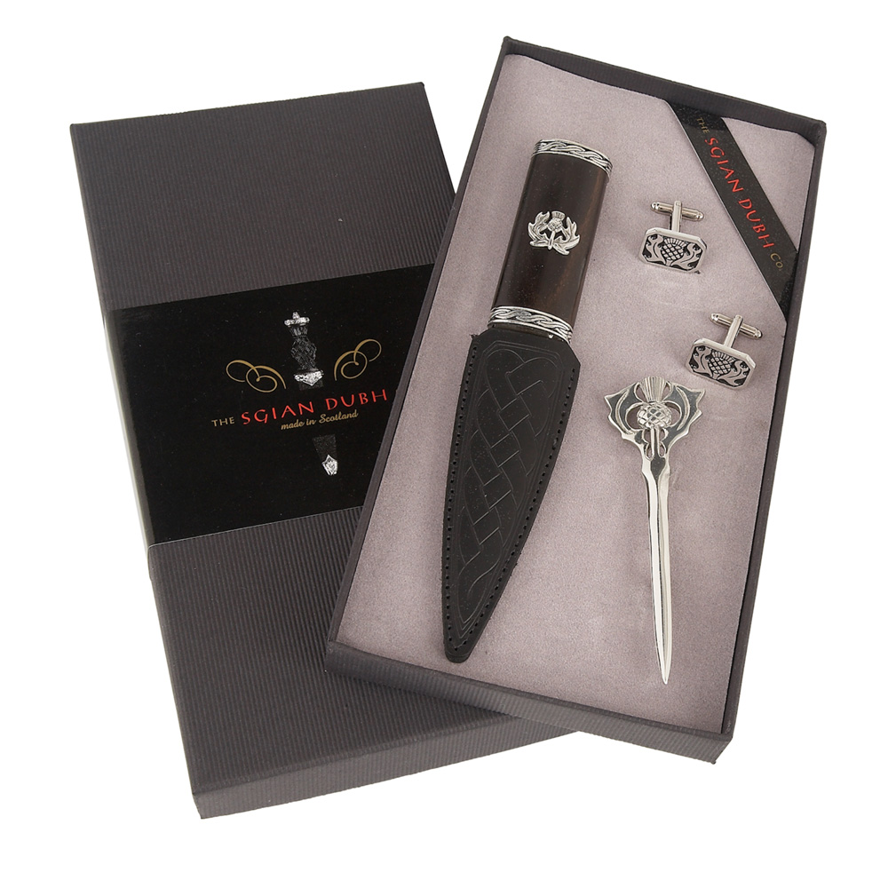 Torridon Thistle 3 Piece Gift Set With Stone Top