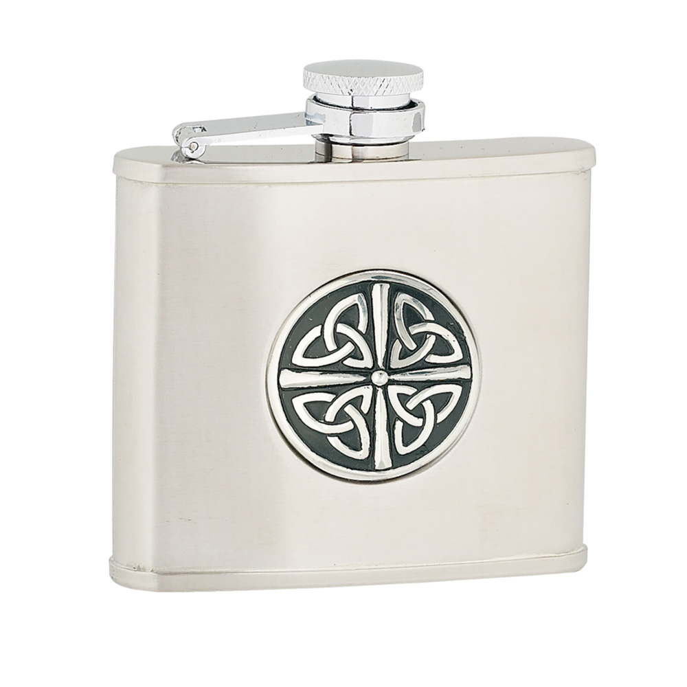 4oz Celtic Knot Stainless Steel Flask