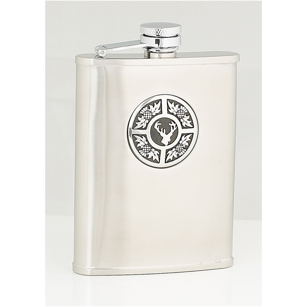 6oz Thistle & Stag Stainless Steel Flask