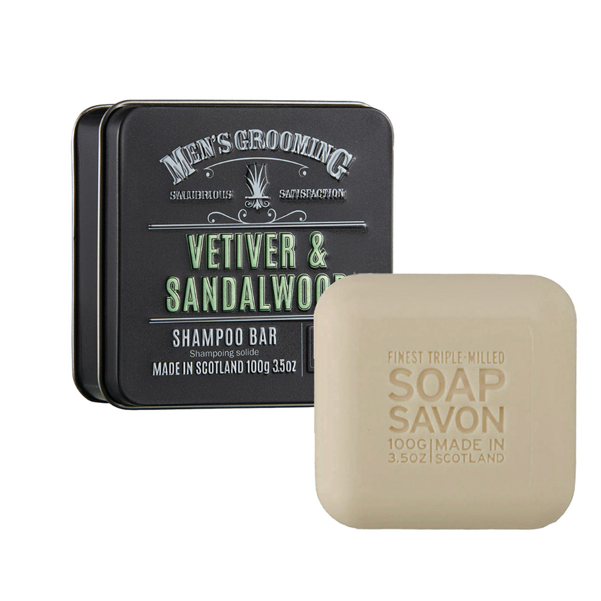 Vetiver & Sandalwood Shampoo Bar