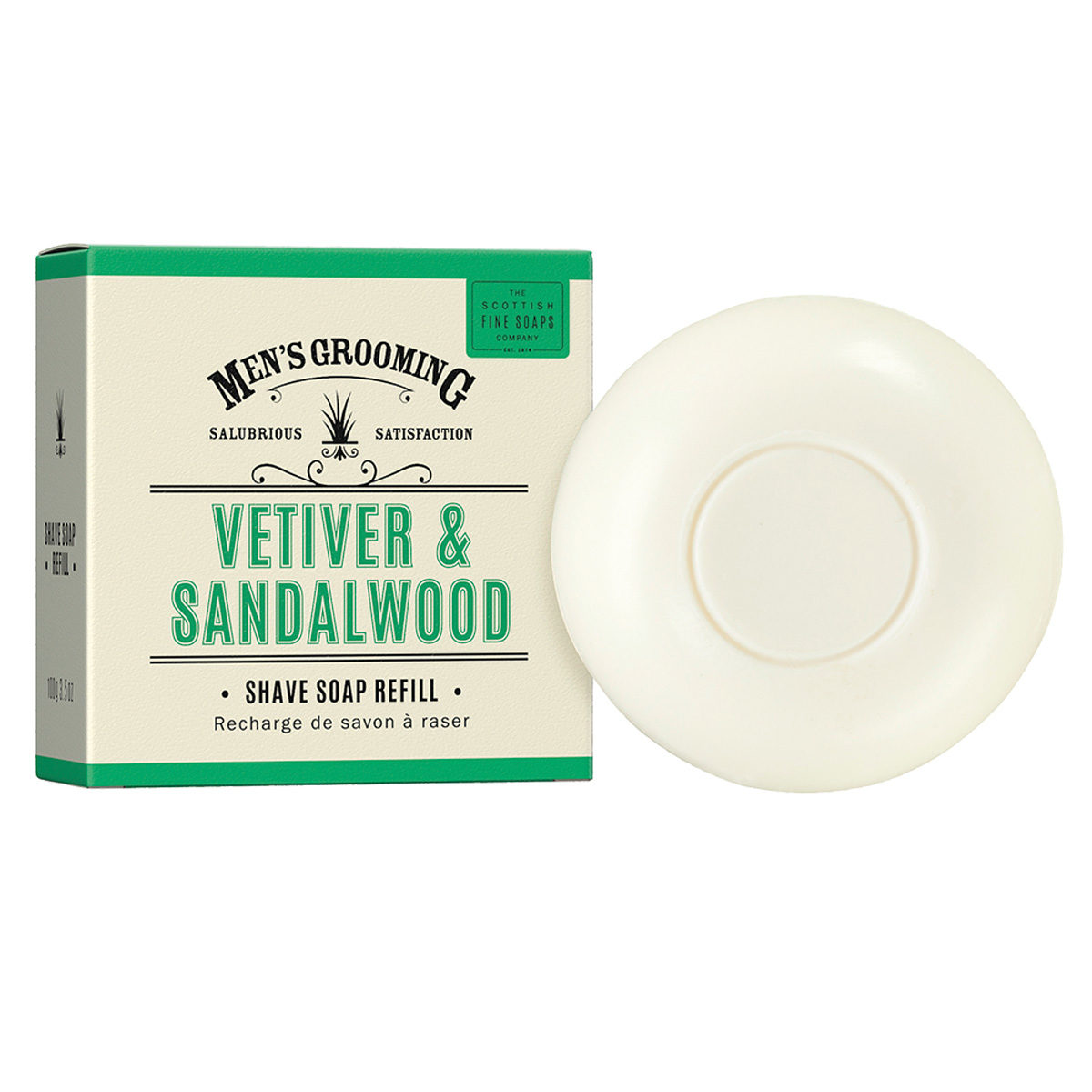 Vetiver & Sandalwood Shave Soap Refill