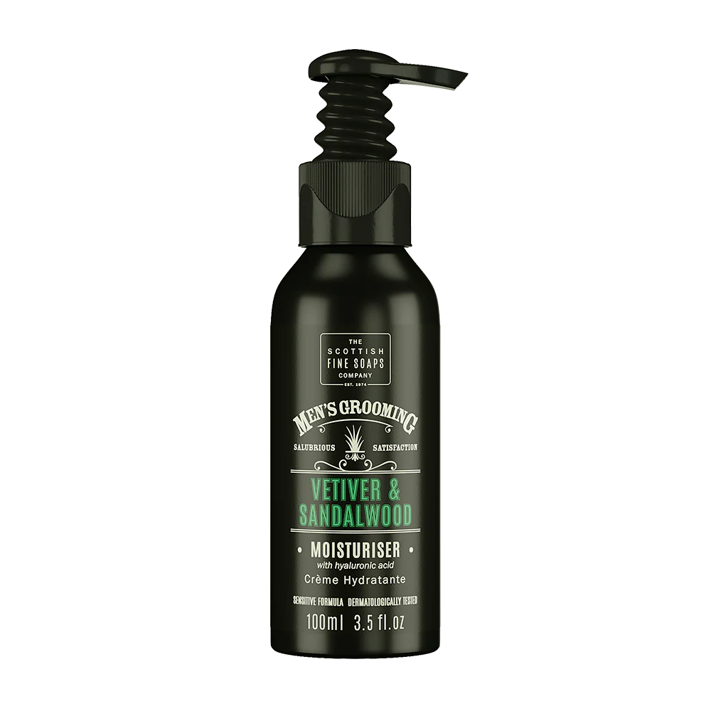 The Scottish Fine Soaps Company Men's Grooming Vetiver & Sandalwood Moisturiser - Intense Hydration