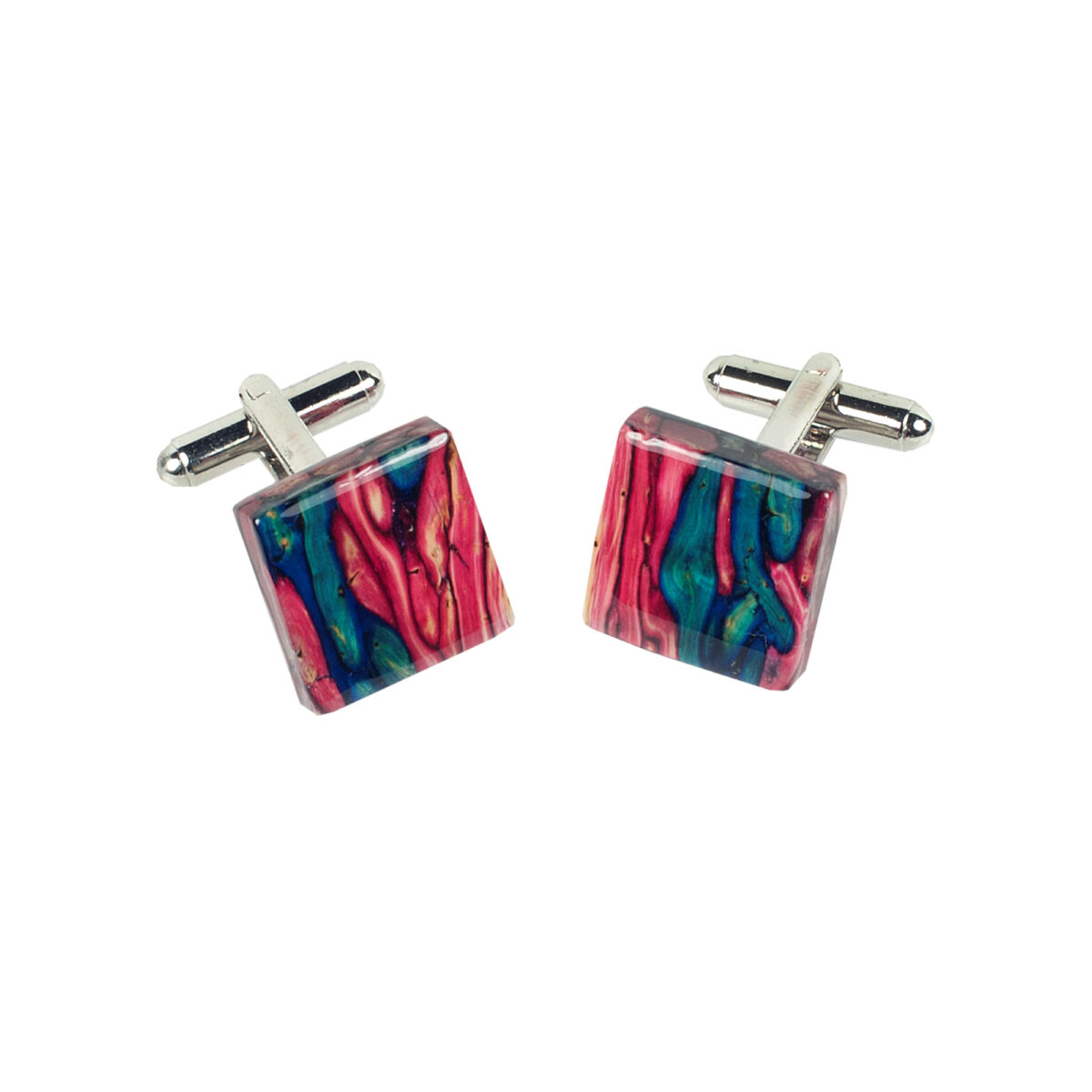 Square Heathergems Cufflinks