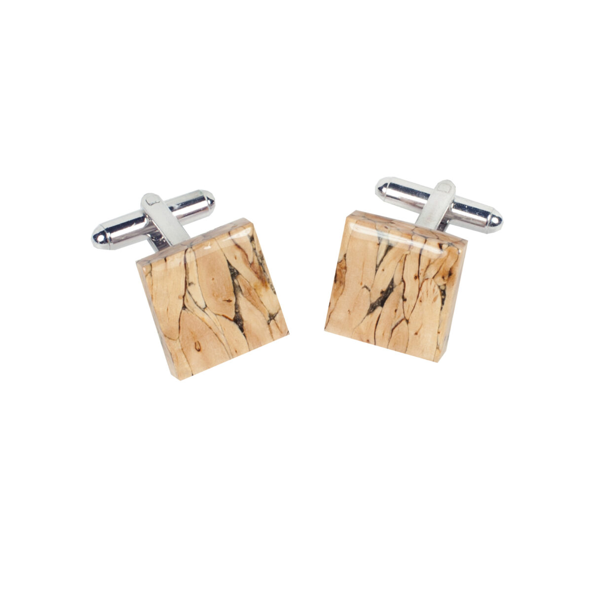 Natural Heathergems Square Cufflinks