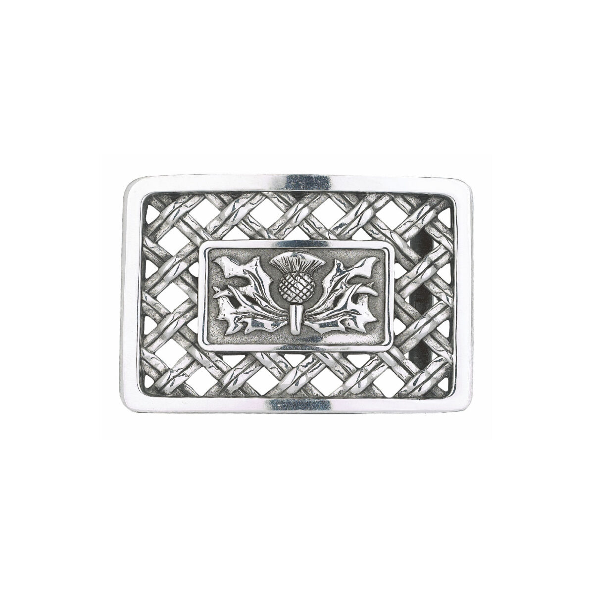 Thistle Open Weave Belt Buckle