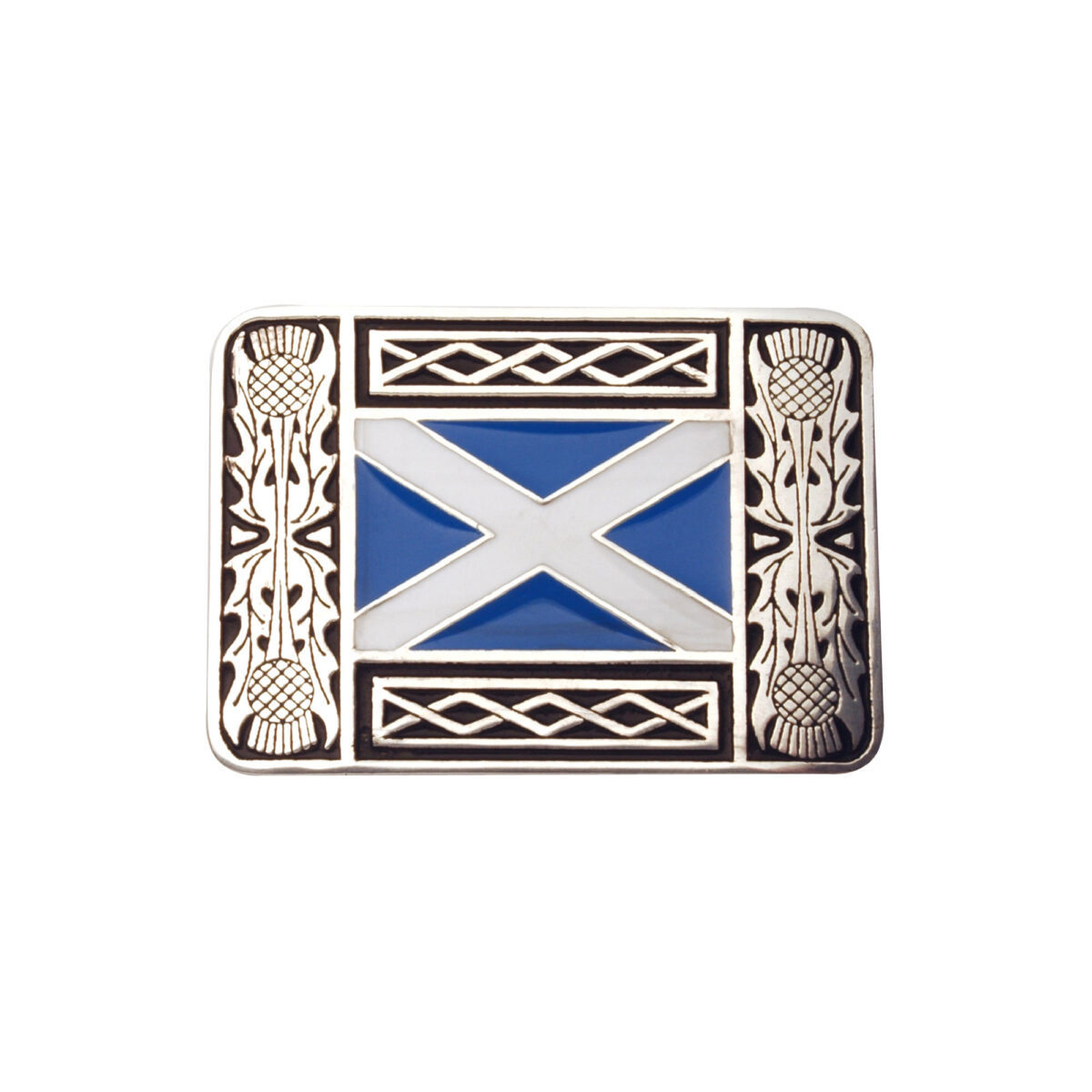 St. Andrews Saltire Enamel Belt Buckle