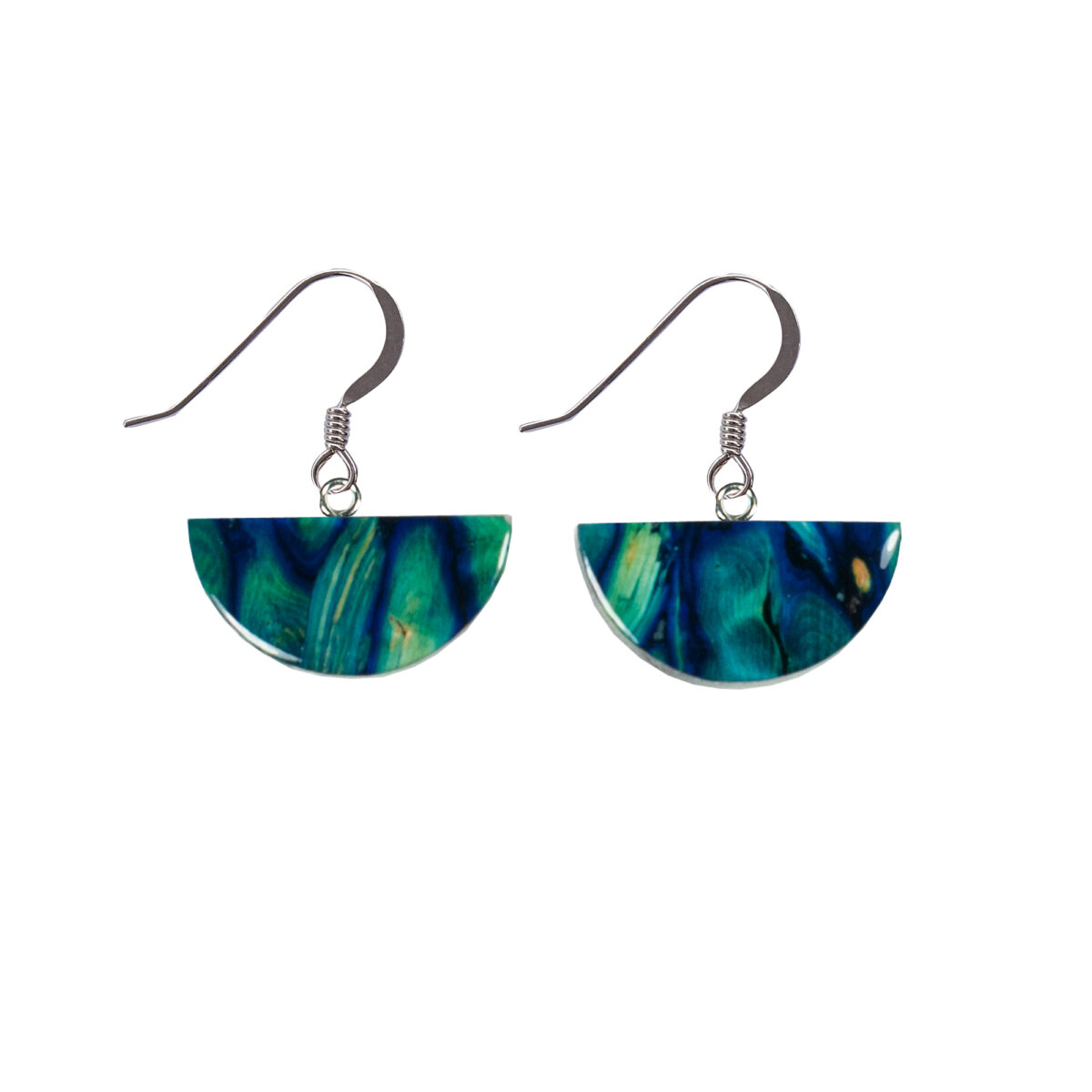 Half Circle Drop Earrings