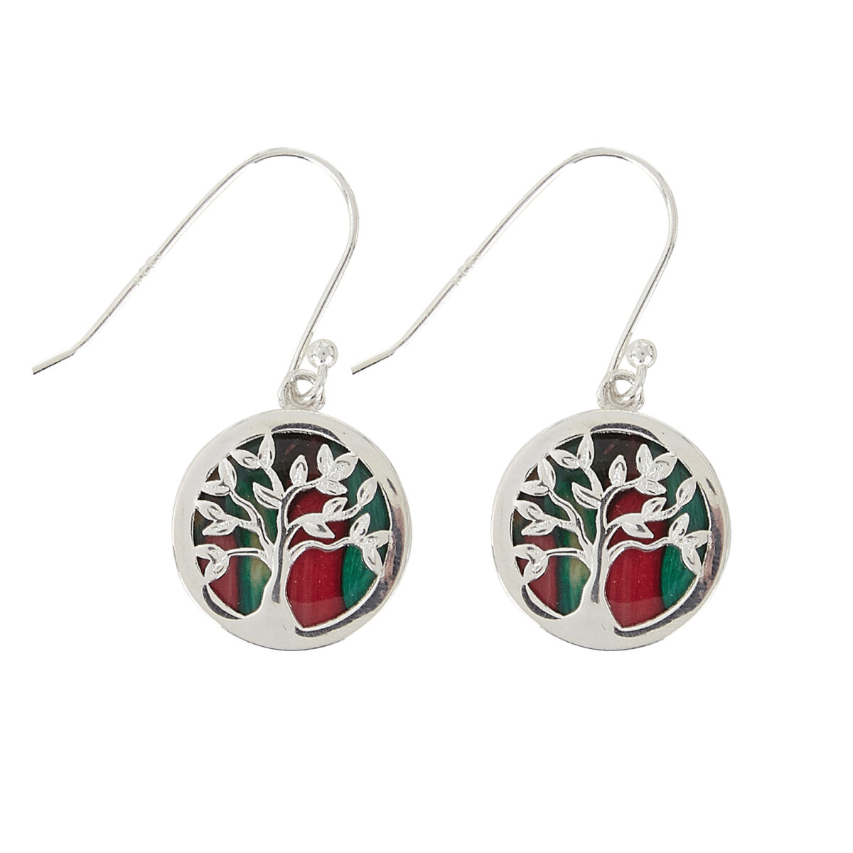 Tree of Life Silver Earrings