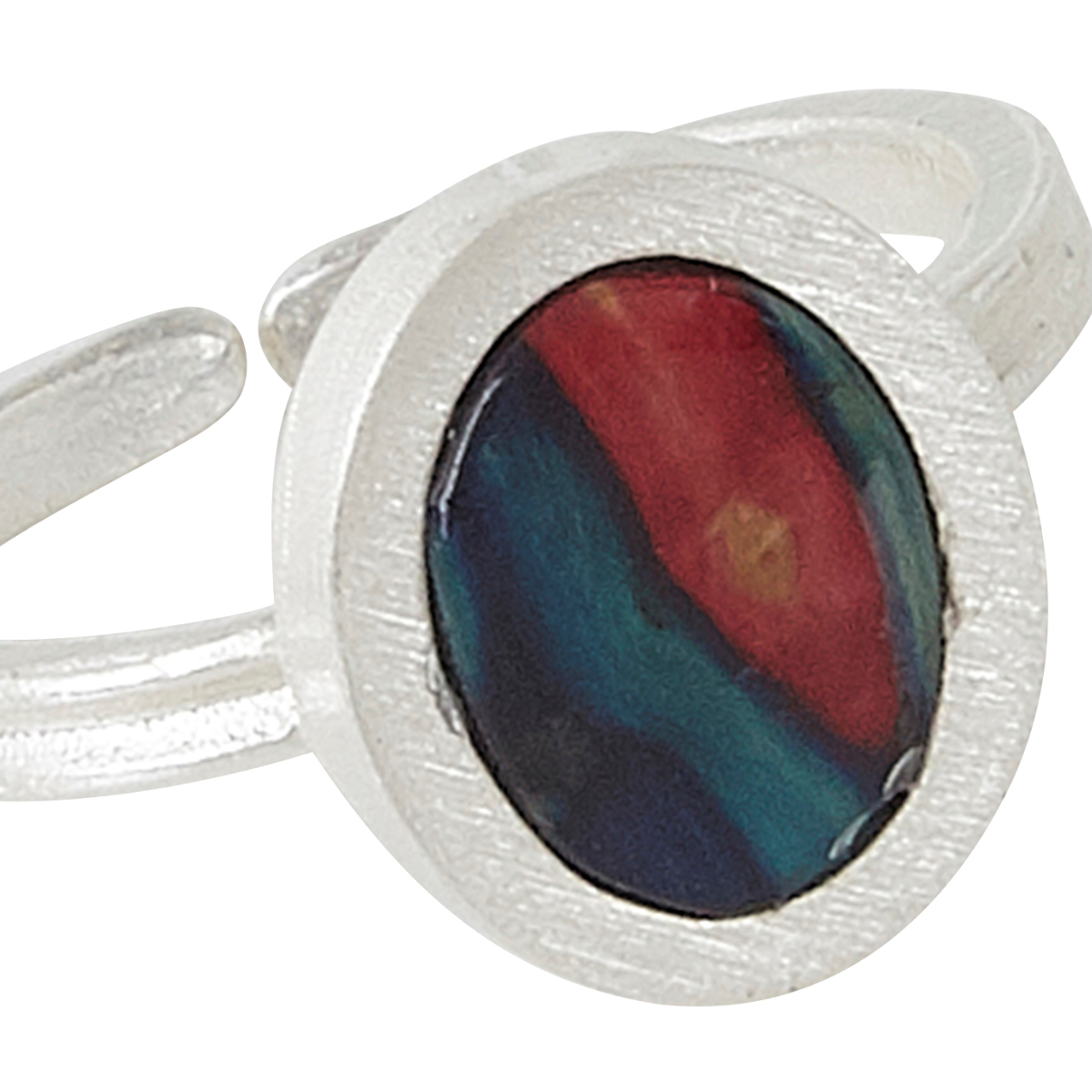 Ness Oval Satin Ring