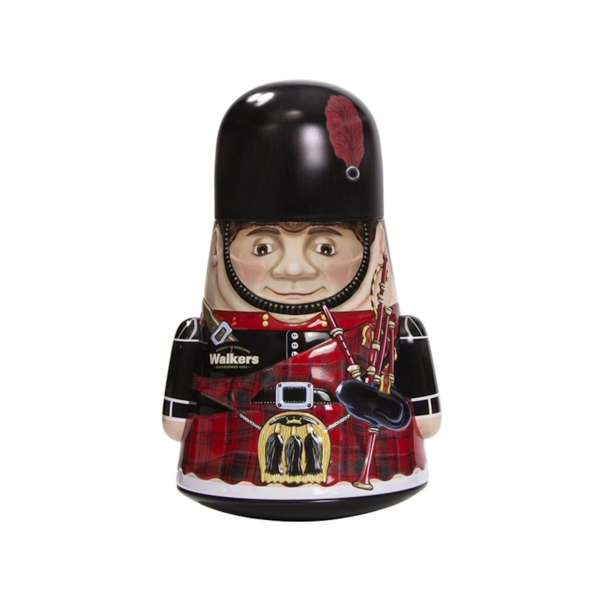 Walkers Shortbread Wobbly Piper Keepsake Tin