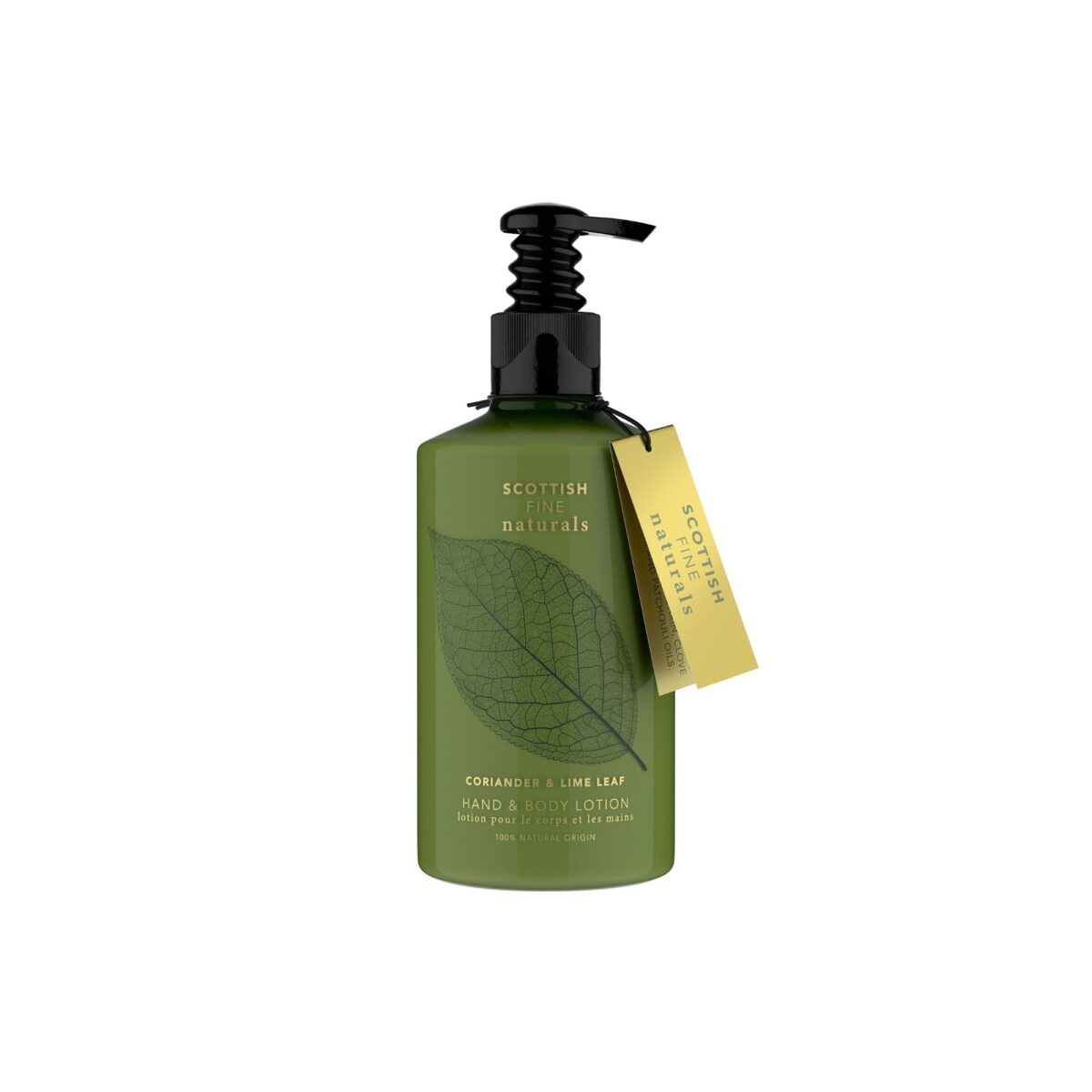 Scottish Fine Naturals Coriander & Lime Leaf Body Lotion - Hydrating Skincare